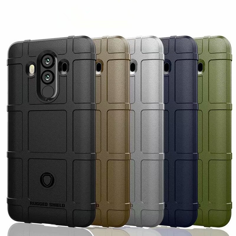 Case Huawei Mate 10 Pro #เคสฝาหลัง Rugged Shield Series Soft Silicone Shock Absorption Matte กันกระแทก