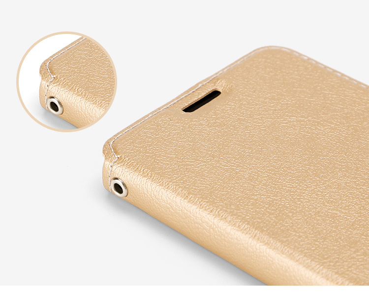 เคส Xiaomi Mi 8 (6.21-inch) #เคสฝาพับหนัง PU มีช่องใส่บัตร Auto-absorbed Leather