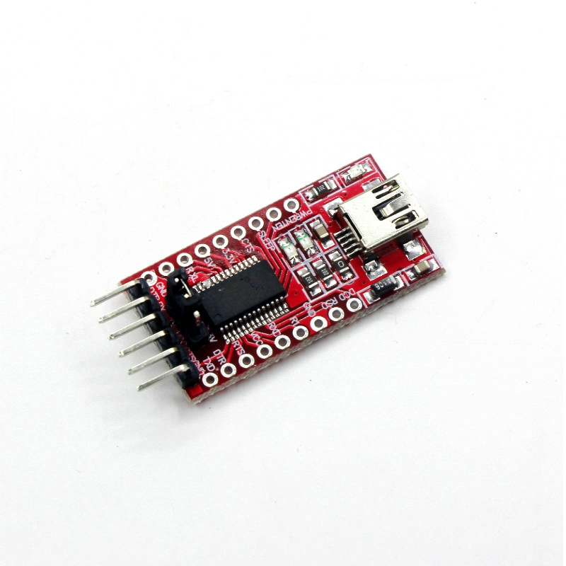 FT232RL สีแดง Mini USB Ft232Rl FT232 FTDI USB 3.3V 5.5V เป็น TTL Serial อะแดปเตอร์โมดูลพอร์ต ขนาดเล็ก