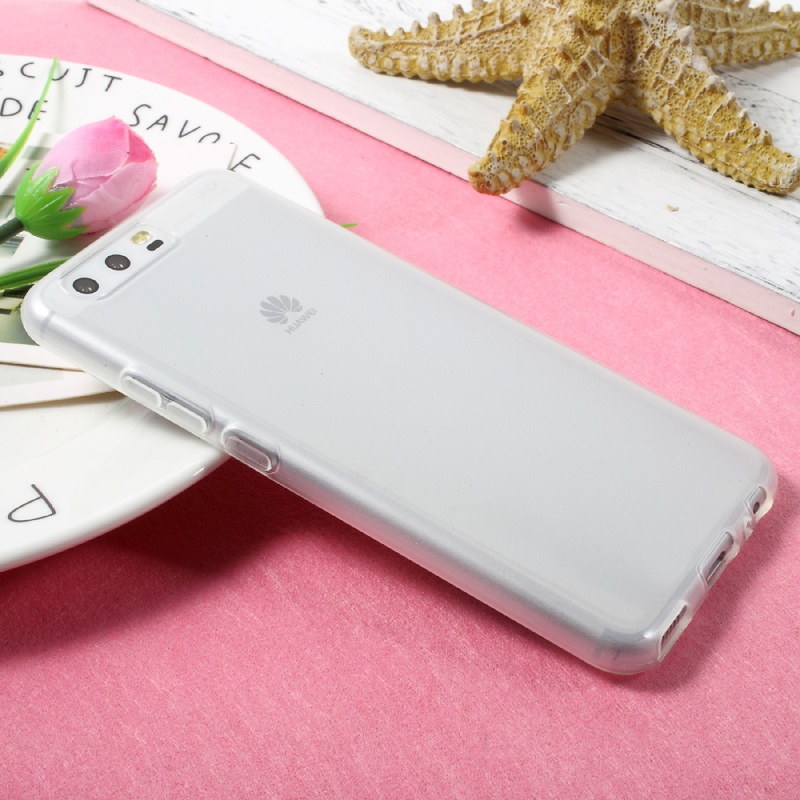 Case Huawei P10 Plus เคสฝาหลังผิวเคลือบด้านใน TPU แบบเคสใส