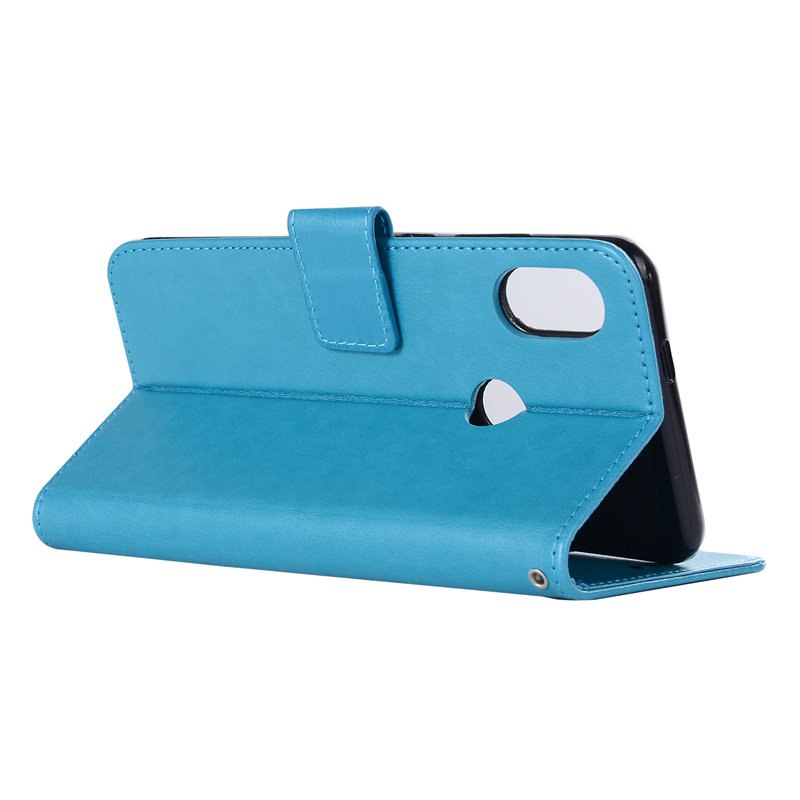 เคส Xiaomi Redmi Note 6 Pro #เคสฝาพับแบบกระเป๋าสตางค์ฝาพับหนัง PU ลายนกฮูก Imprint Owl Dream Catcher Wallet