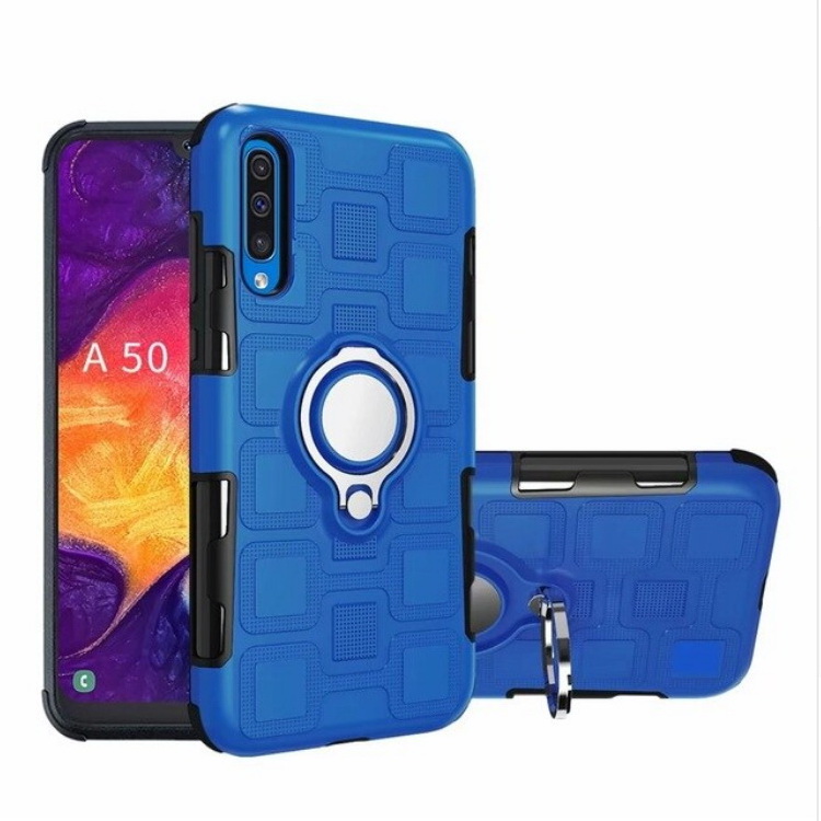 เคส Samsung Galaxy A50 / A50s / A30s #เคสฝาหลัง Hybrid TPU+PC มีแหวนสวมนิ้ว