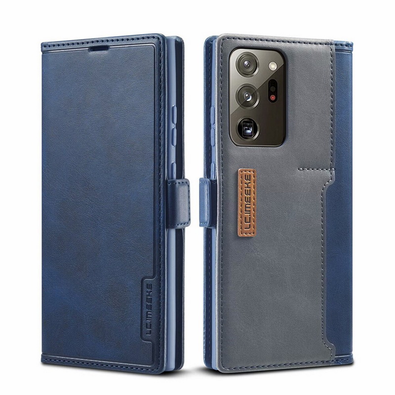 Case Samsung Galaxy Note 20 Ultra / Note 20 Ultra 5G #เคสฝาพับหนัง PU สไตล์กระเป๋าสตางค์พร้อมช่องใส่การ์ด Fashion Retro Card Slot Wallet Flip Cover PU Leather Phone Case