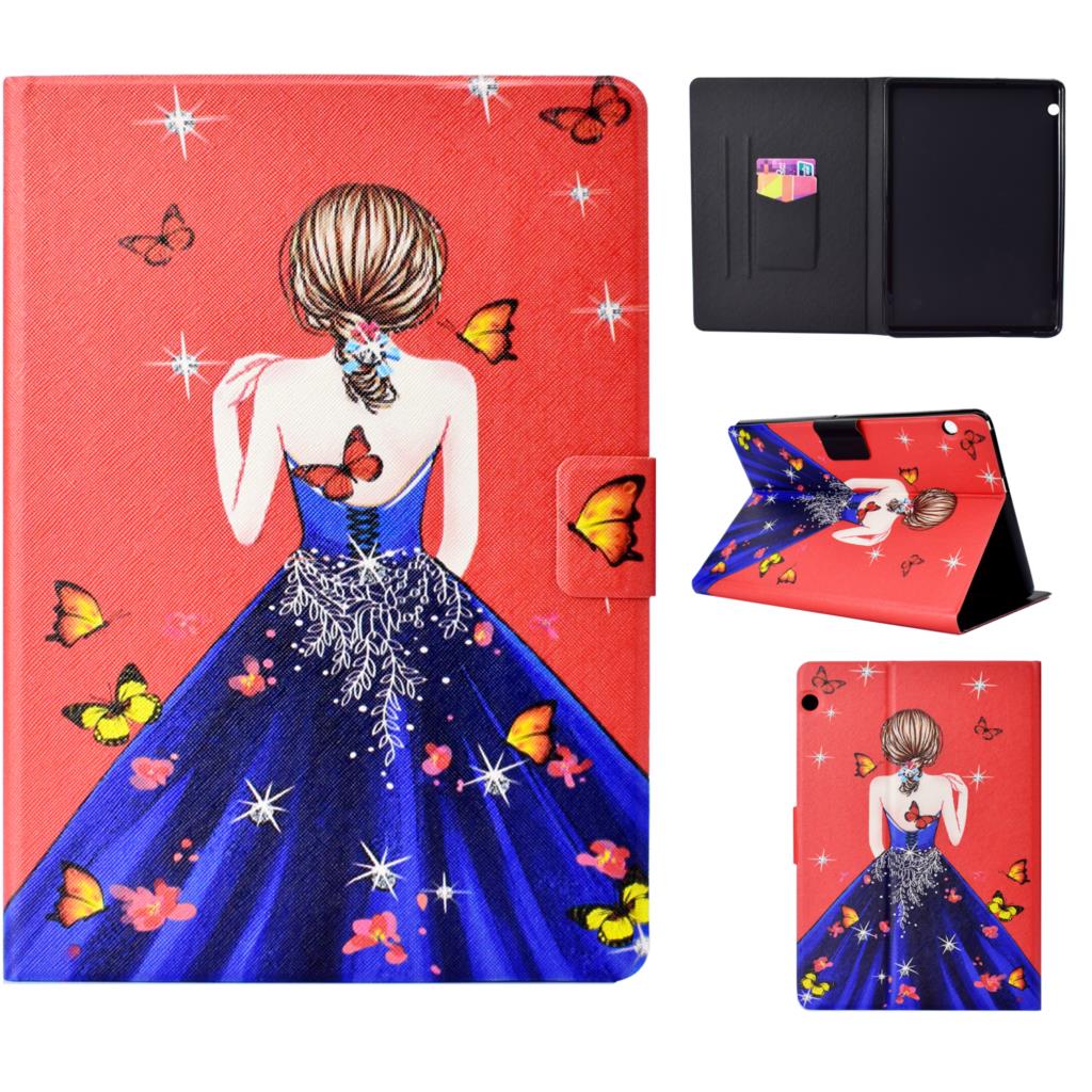 เคส Huawei MediaPad T3 10 #เคสฝาพับพิมพ์ลายมีที่ใส่การ์ด Pattern Printing Card Holder