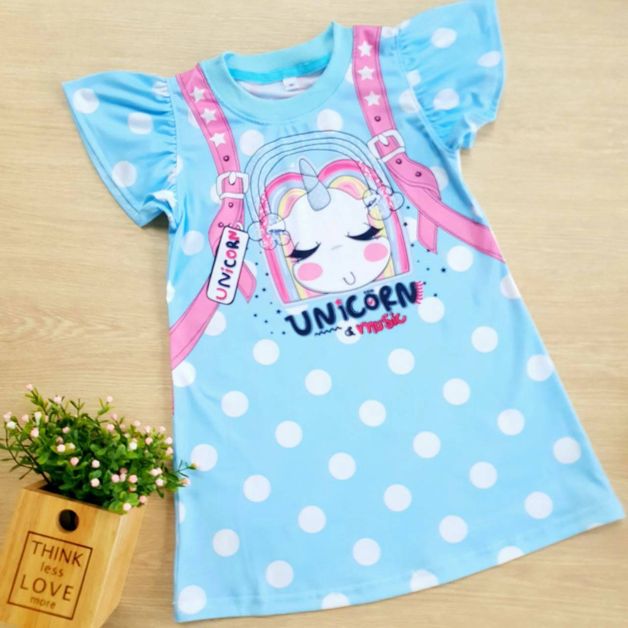 เดรสเด็กลาย Unicorn