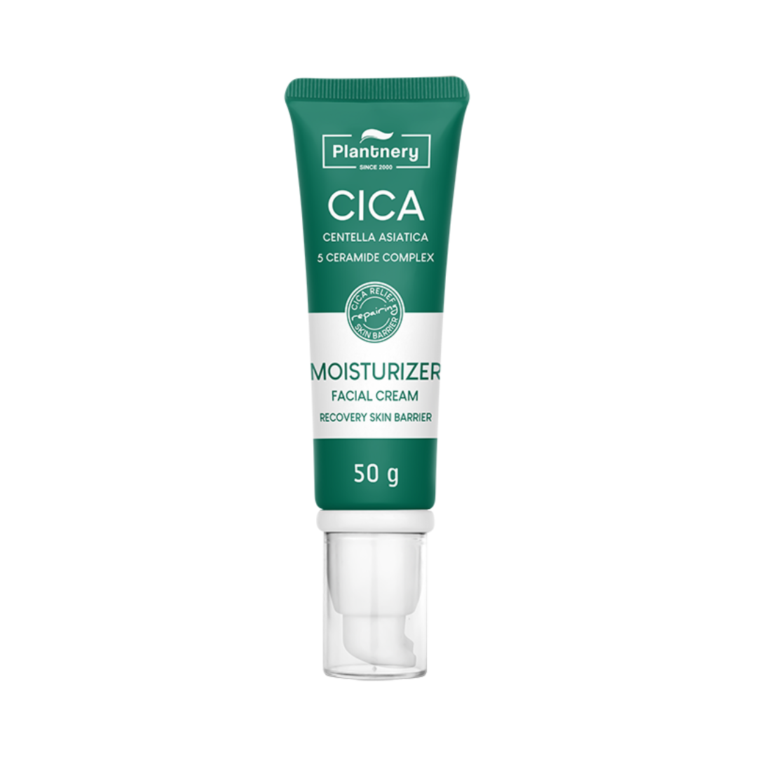 Plantnery Cica Centella Ceramide Recover Cream 50 g. มอยส์เจอร์ครีม