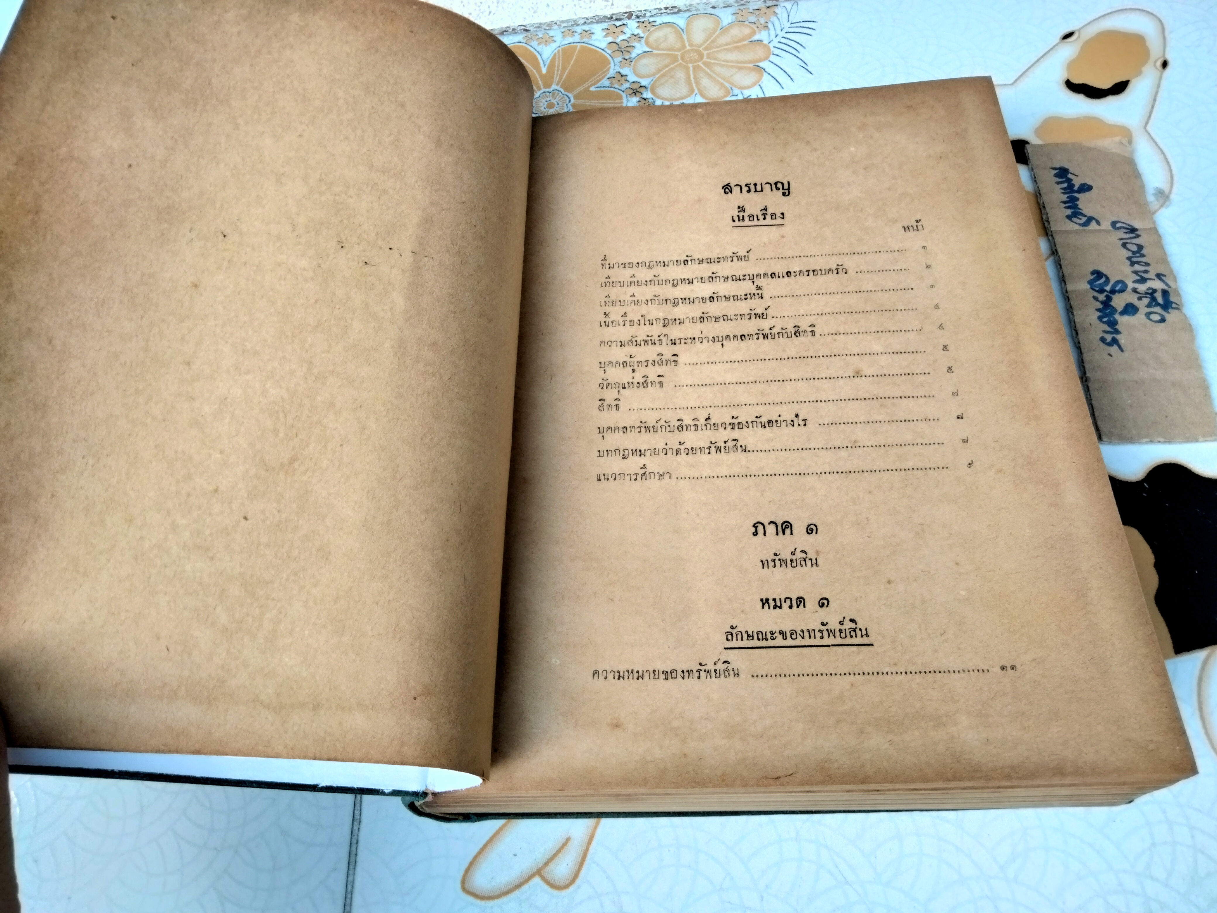 อธิบายประมวลกฎหมายแพ่งและพาณิชย์ กฎหมายลักษณะทรัพย์ โดย ม.ร.ว.เสนีย์ ปราโมช พิมพ์ปี พ.ศ 2497 **สินค้าหมด"*