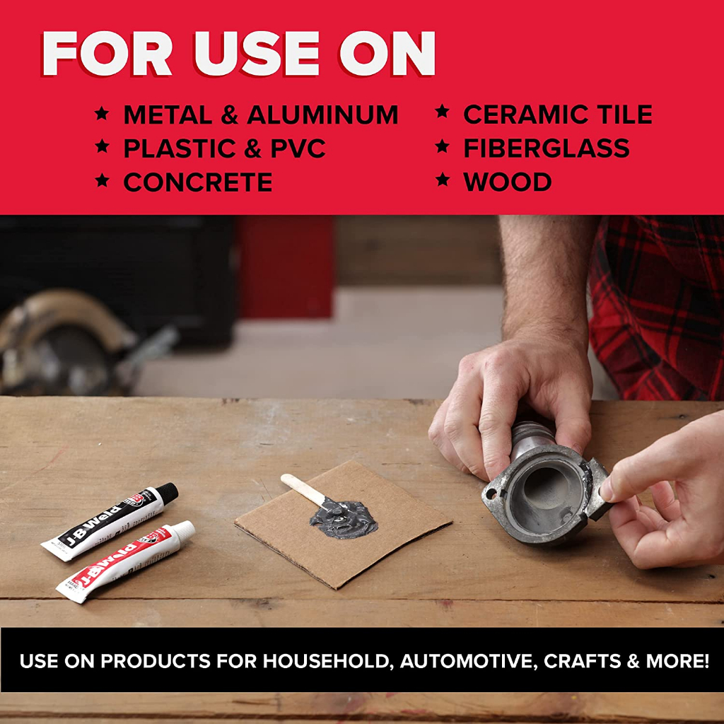 J-B Weld® Original Cold-Weld Formula Steel Reinforced Epoxy อีพ็อกซี่ สองส่วนแบบเชื่อมเย็น ซ่อมแซมโลหะ