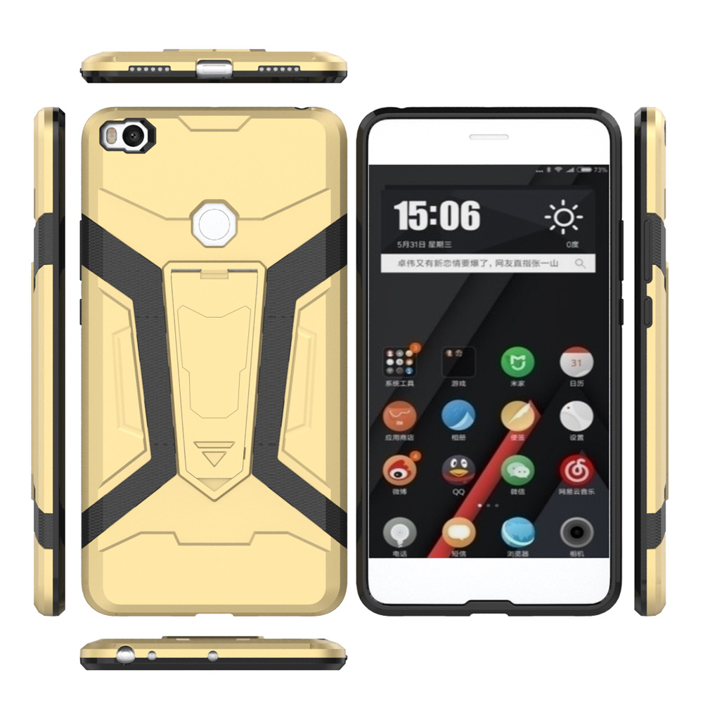 เคส Xiaomi Mi Max 2 #เคสฝาหลังไฮบริด Cool Guard TPU+PC พร้อม Kickstand ขาตั้งในตัว