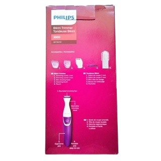 Philips® Bikini Trimmer 2000 ฟิลิปส์เครื่องโกนขนไฟฟ้า สำหรับผู้หญิง เครื่องเล็มขน บิกินี