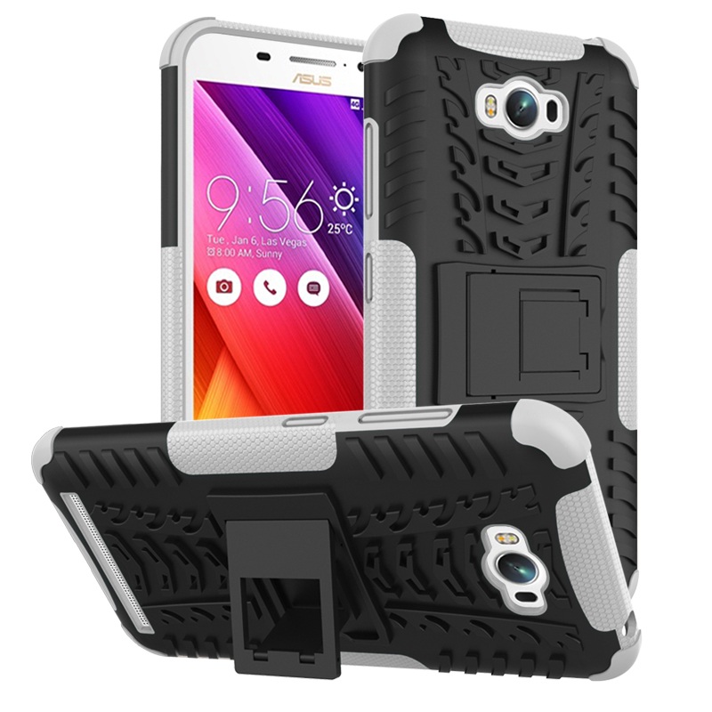 เคส Asus Zenfone Max ZC550KL แบบฝาหลัง ซิลิโคนกันลื่น PC +TPU Hybrid Cover