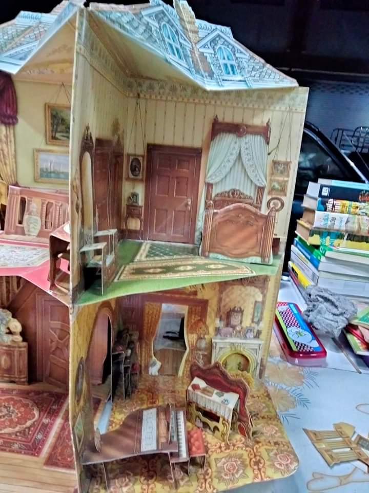 VICTORIAN DOLL HOUSE บ้านตุ๊กตากระดาษ 3 มิติ ทรงวินเทจ 1890 **สินค้าหมด **