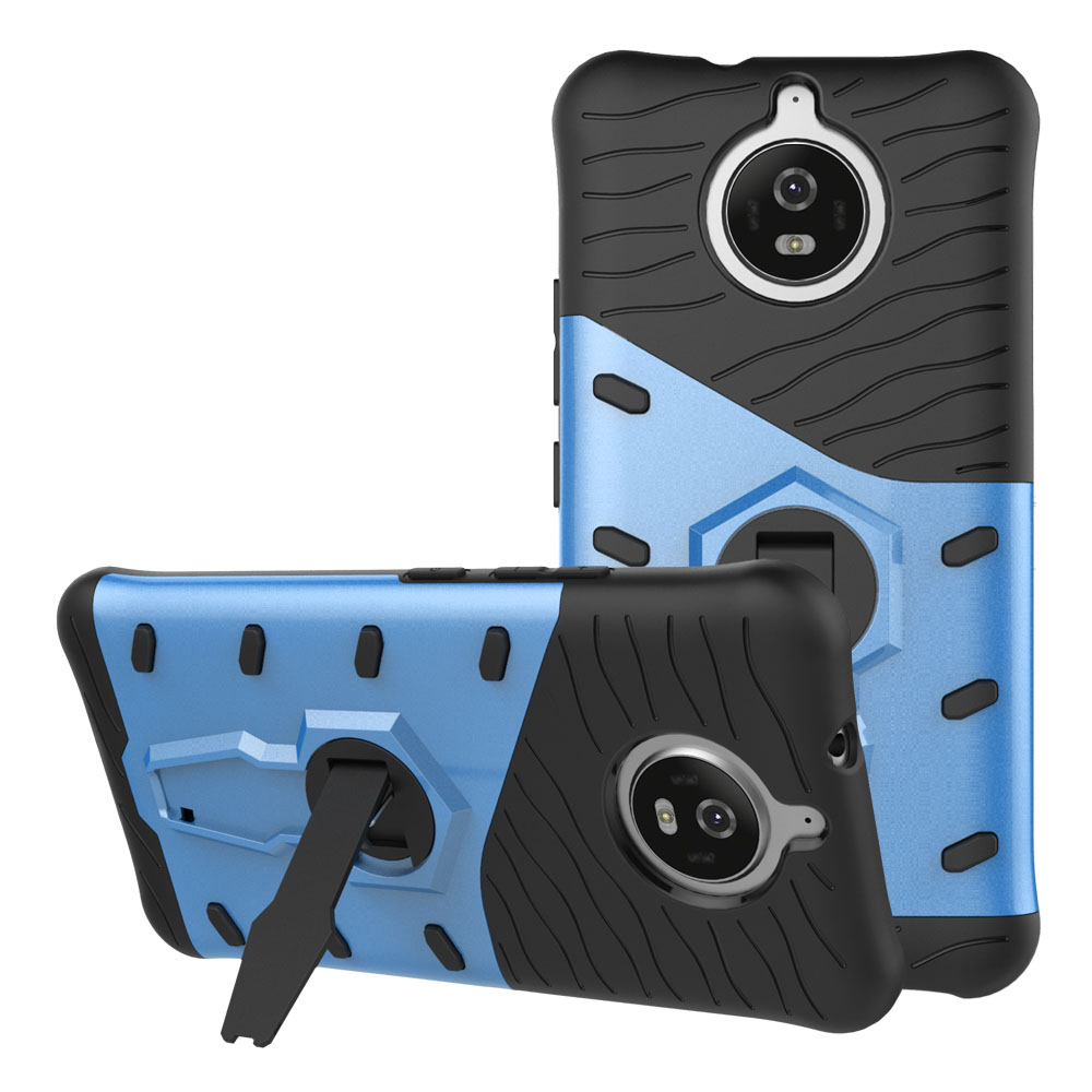 เคส Moto G5S plus 5.5 นิ้ว #เคสฝาหลัง TPU นุ่ม + พลาสติก มีขาตั้งในตัวหมุนได้ 360 องศา