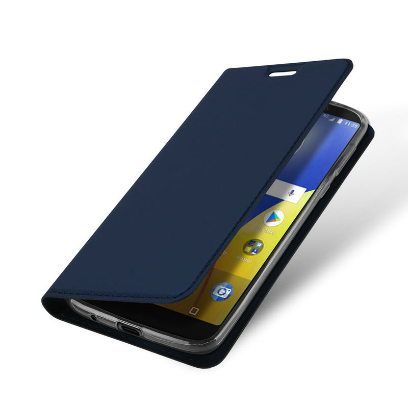 Case Moto E5 Plus #เคสฝาพับ DUX DUCIS Skin Pro Series คุณภาพดี