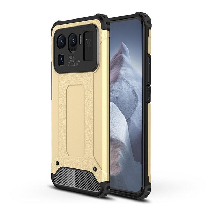 Case Xiaomi Mi 11 Ultra #เคสฝาหลังเกราะป้องกัน ไฮบริด พลาสติก+TPU Heavy Duty Rugged Hybrid