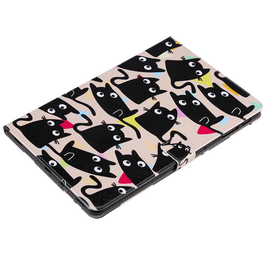 Case Samsung Galaxy Tab S4 10.5 T830 / T835 / T837 #เคสฝาพับหนัง PU พิมพ์ลายสวยงามน่ารักๆ