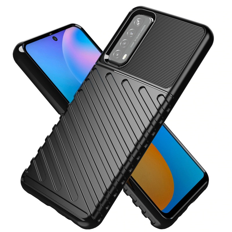 เคส Huawei Y7a #เคสฝาหลัง TPU อ่อน Thunder Series Twill Texture Soft TPU