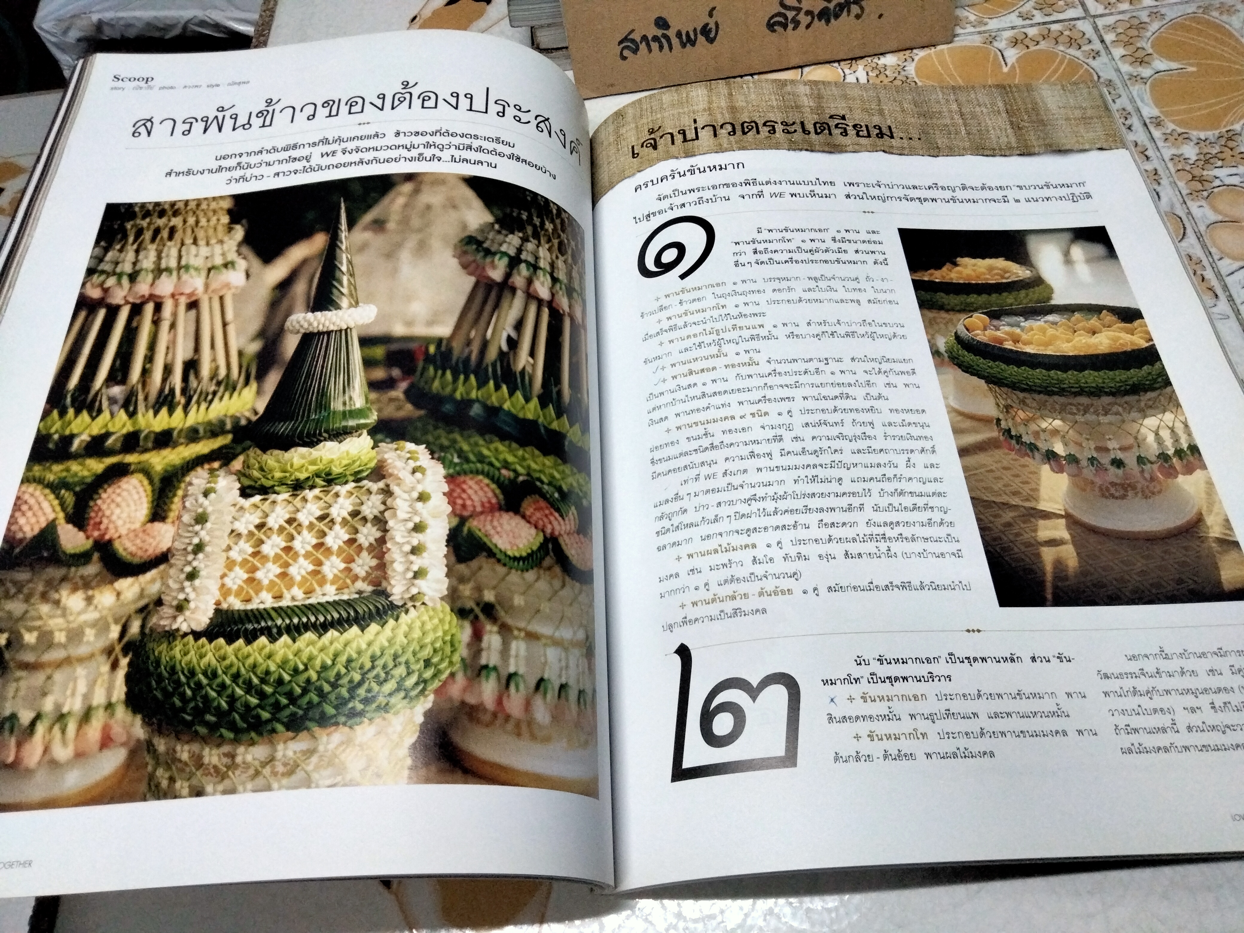 นิตยสาร WE ฉบับชุดไทย - ปก แต้ว ณฐพร