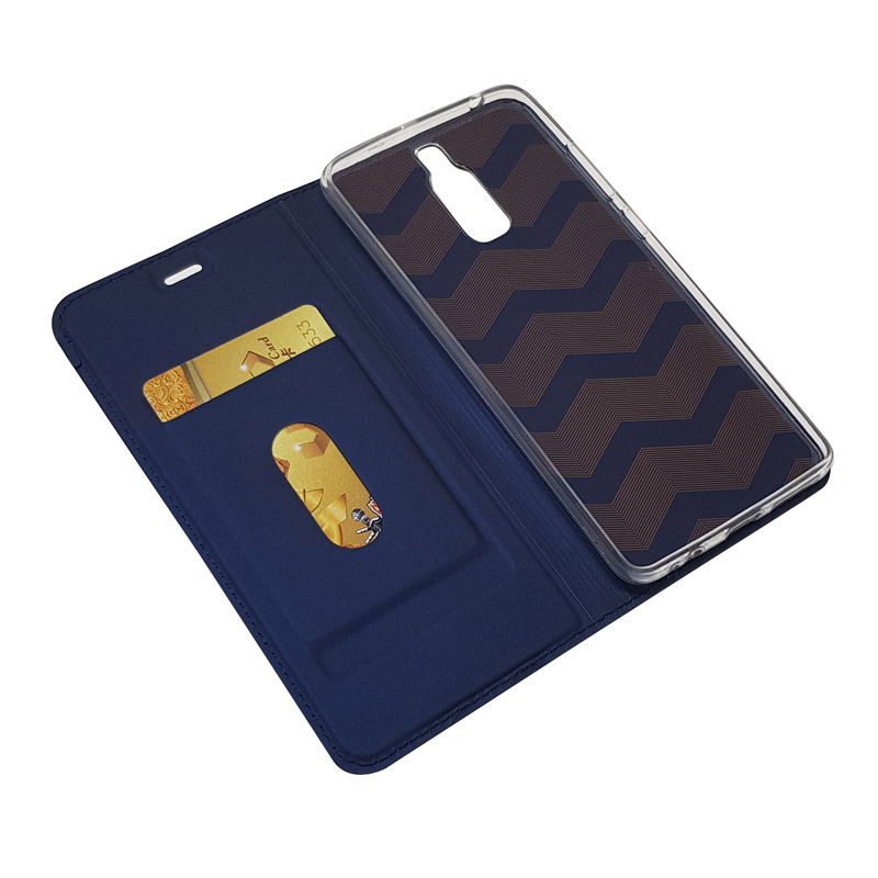 Case Huawei Mate 9 Pro #เคสฝาพับหนัง PU Magnetic Adsorption Stand Leather Card Holder