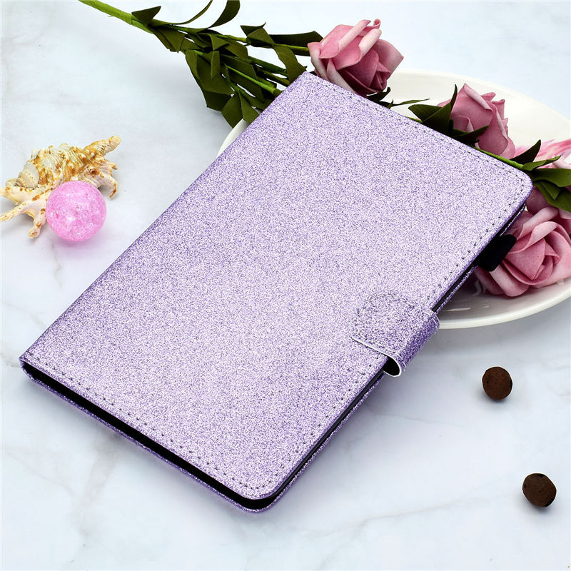 Case Huawei MediaPad M6 10.8 นิ้ว #เคสแท็บเล็ตหนัง PU มีช่องใส่บัตร Glitter Powder Magnetic Stand Wallet PU Leather