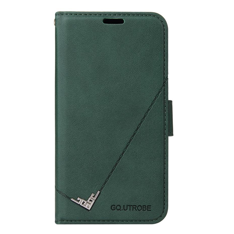 Case iPhone 13 Pro Max #เคสฝาพับแบบกระเป๋าสตางค์หนัง PU มีช่องเก็บบัตร