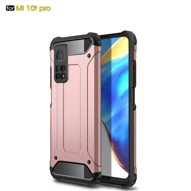 Case Xiaomi Mi 10T Pro #เคสฝาหลังเกราะป้องกัน ไฮบริด พลาสติก+TPU Heavy Duty Rugged Hybrid