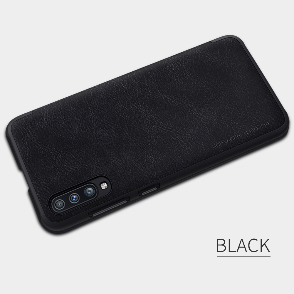 Case Samsung Galaxy A70 #เคสแบบฝาพับ NILLKIN แท้รุ่น Qin Series Card Slot คุณภาพดี