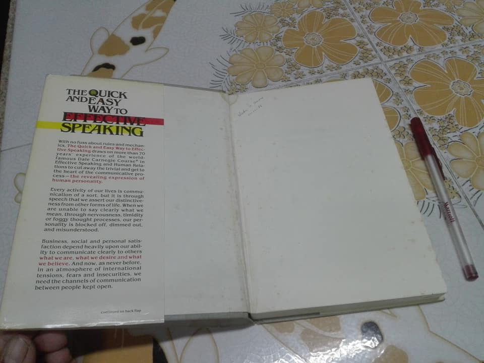 The Quick and Easy Way to Effective Speaking - DALE CARNEGIE ฉบับภาษาอังกฤษ
