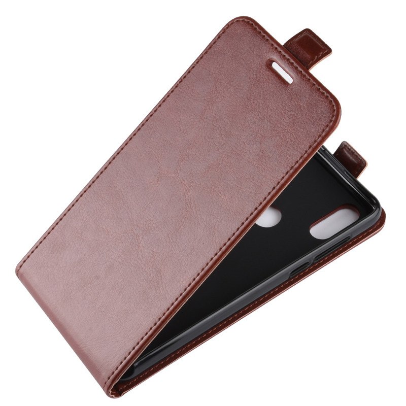 Case Xiaomi Mi Mix 3 #เคสฝาพับแนวตั้งหนัง PU ผิวหนังม้า Crazy Horse Skin Leather