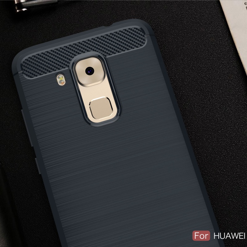 เคส Huawei Nova Plus เคสฝาหลัง TPU นิ่ม คาร์บอนไฟเบอร์