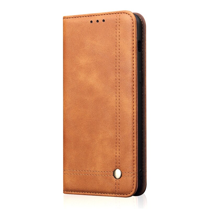 Case Huawei Y5 (2019) #เคสฝาพับหนัง PU Crazy Horse Texture Retro Leather Auto-absorbed Wallet คุณภาพดีราคาถูก