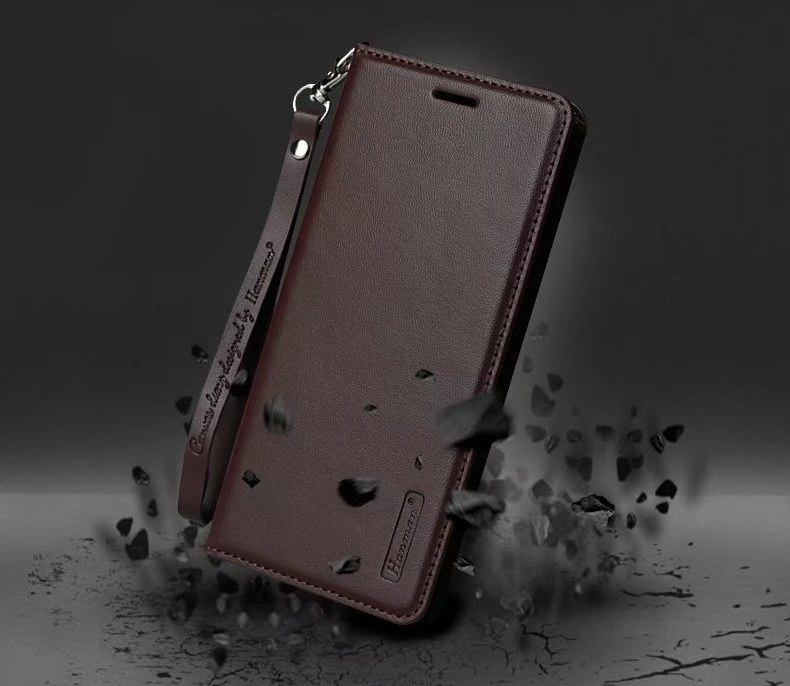 เคส Samsung Galaxy S9+ #เคสฝาพับสไตล์กระเป๋าสตางค์ Business Style PU Leather Wallet
