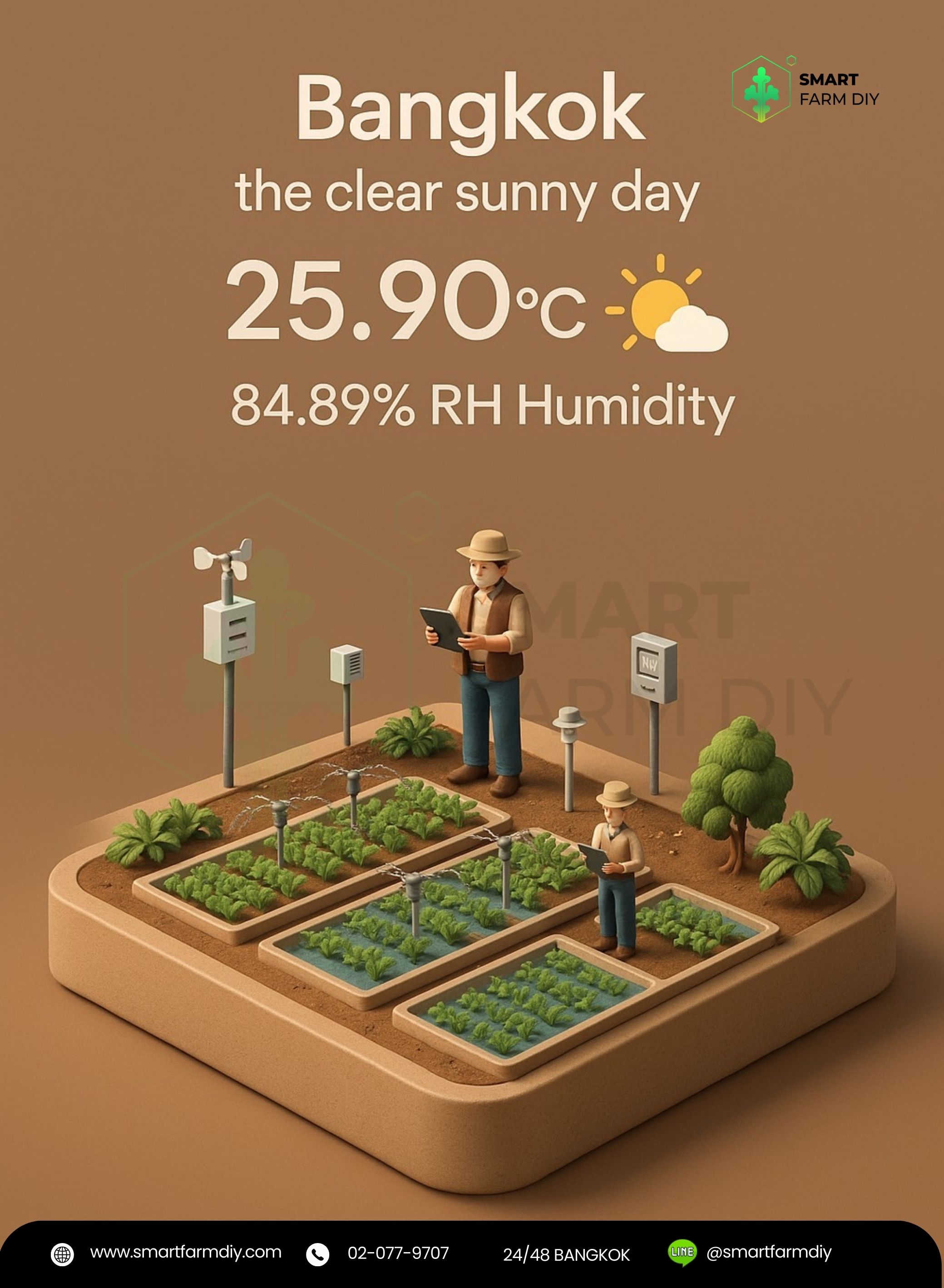 รับออกแบบฟาร์มพืช แนว Miniature Aquaponics Farm/ Tech Farm/ Urban Farm / friendly environment