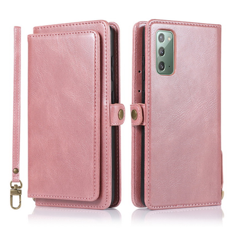 เคส Samsung Galaxy S20 FE / S20 FE 5G #เคสหนังฝาพับสไตล์กระเป๋าสตางค์ PU Wallet Split Leather 2 in 1 Card Slot + Money slot + Magnetic Separable Shell