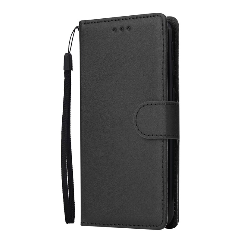 เคส Realme 5 / 5s #เคสฝาพับสไตล์กระเป๋าสตางค์หนัง PU มีสายคล้องมือ