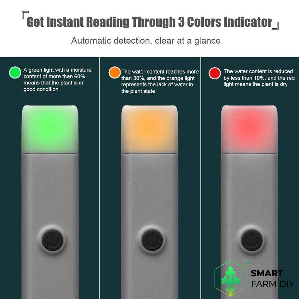 เครื่องวัดความชื้นในดินของพืช Plant Sensor (แบตเตอรี่ AAA)