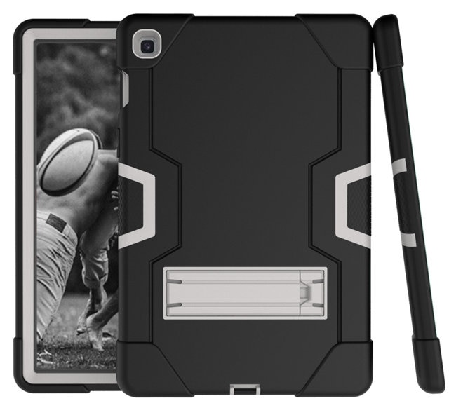Case Samsung Galaxy Tab S5e SM-T720 SM-T725 #เคสฝาหลังกันกระแทก Kickstand PC Silicone Armour Defender