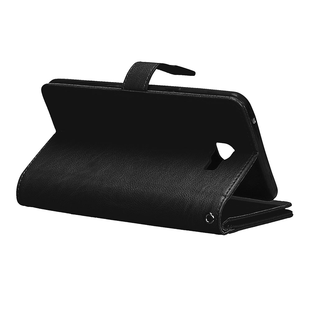 เคส Samsung Galaxy C9 Pro #เคสฝาพับผิวหนังม้าแบบกระเป๋าสตางค์ PU Folio มีช่องใส่บัตรถึง 9 ช่อง