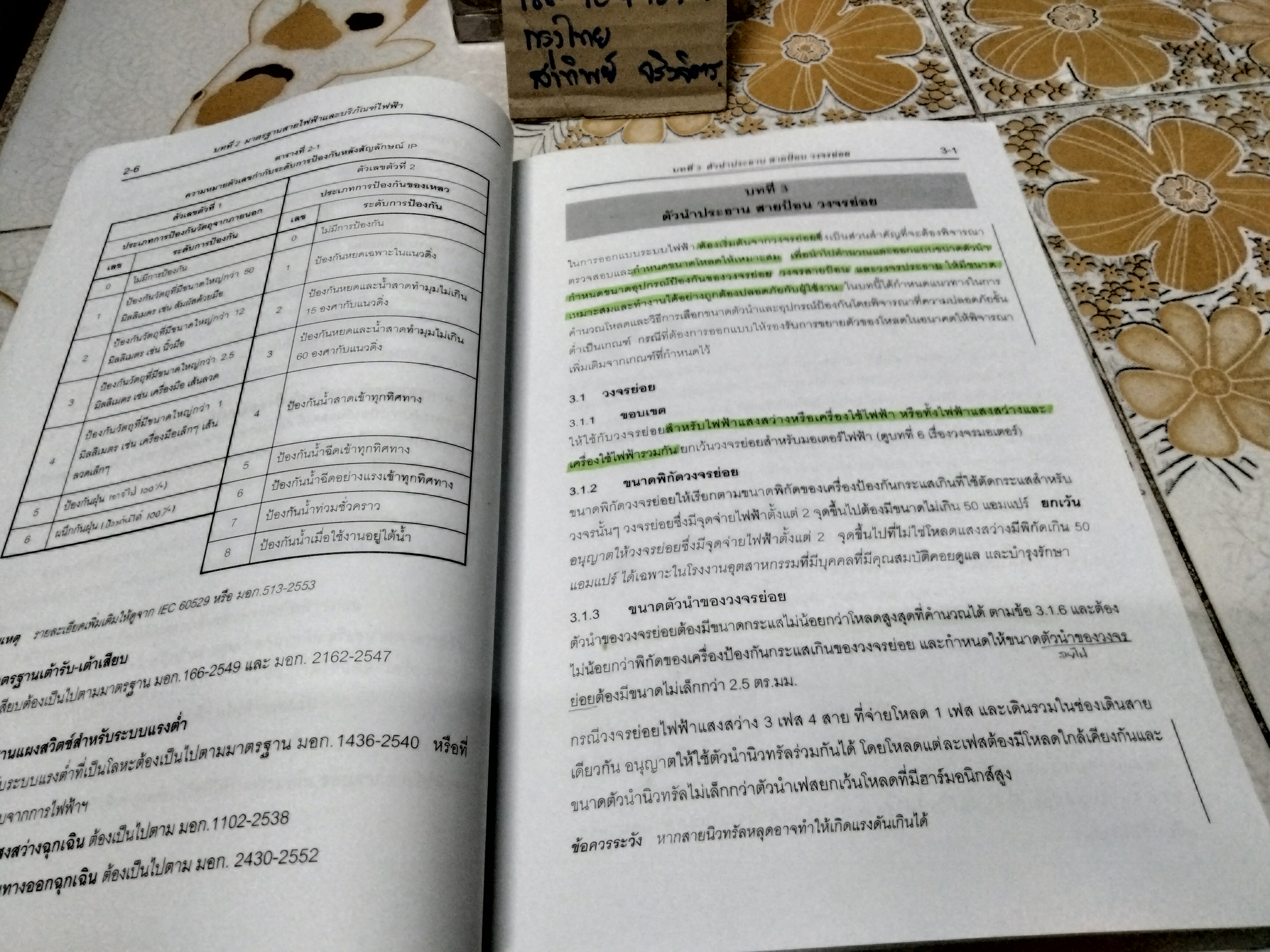 มาตรฐานการติดตั้งทางไฟฟ้าสำหรับประเทศไทย พ.ศ.2556 **สินค้าหมด**