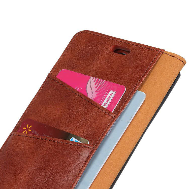 เคส Huawei nova 4 #เคสฝาพับหนังแยกคุณภาพดี Crazy Horse Split Leather Wallet