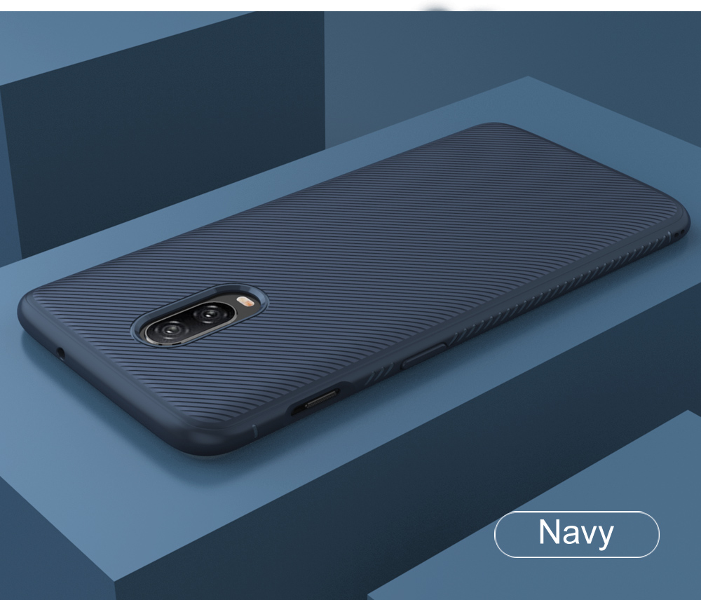 Case OnePlus 6T #เคสฝาหลัง TPU LENUO Twill Texture