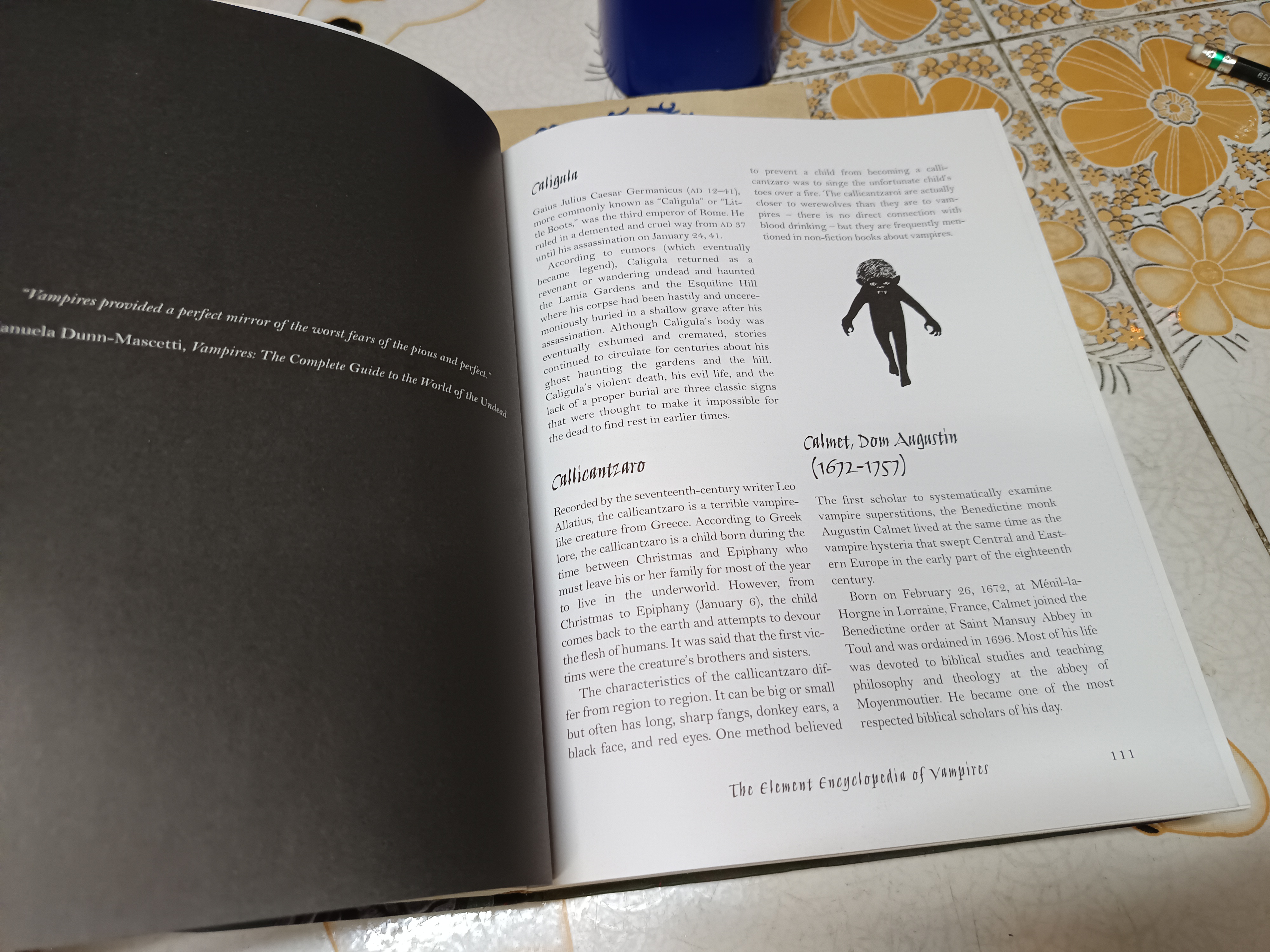 The Element Encyclopedia of Vampires. An A-Z of the Undead - Theresa Cheung (ฉบับภาษาอังกฤษ)