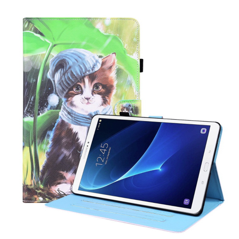 Case Samsung Galaxy Tab S7 SM-T870 SM-T875 #เคสฝาพับหนัง PU พิมพ์ลาย Pattern Printing Stand Leather