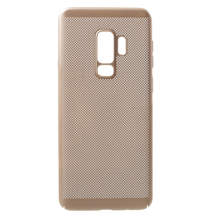 Case Samsung Galaxy S9+ G965 #เคสฝาหลังพลาสติกรูตะแกรงช่วยระบายความร้อน Hollow Mesh PC Shell