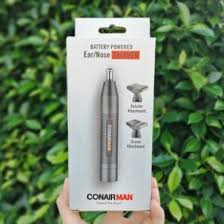 CONAIR® ConairMAN™ Battery Operated Ear/Nose Trimmer PG1000, Includes Detailer and Shaver Attachment ทริมเมอร์ เครื่องตัดแต่งขนบนใบหน้า