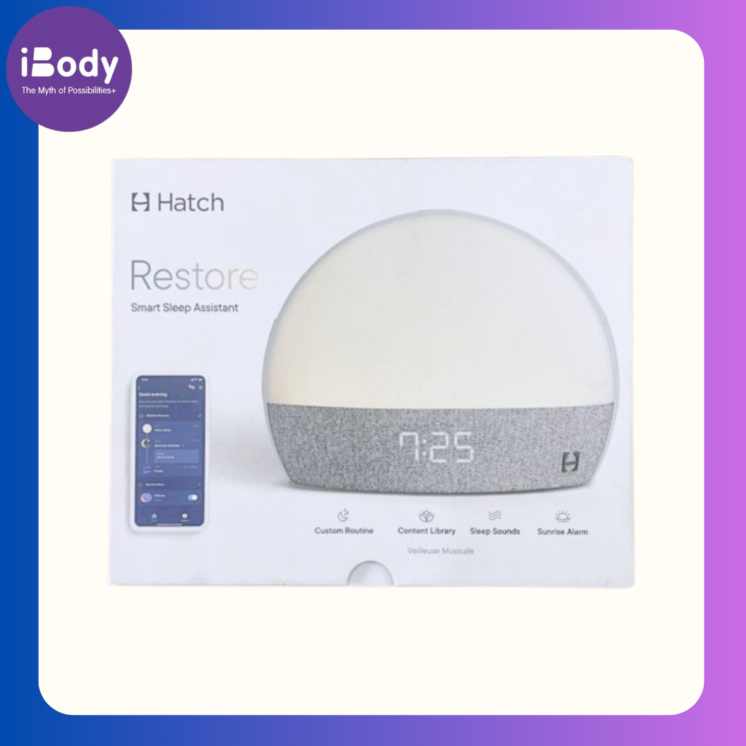 (Hatch) Restore 1 Smart Sleep Assistant with Sound Machine & Sunrise Alarm Clock เครื่องเสียงนอนหลับและนาฬิกาปลุก
