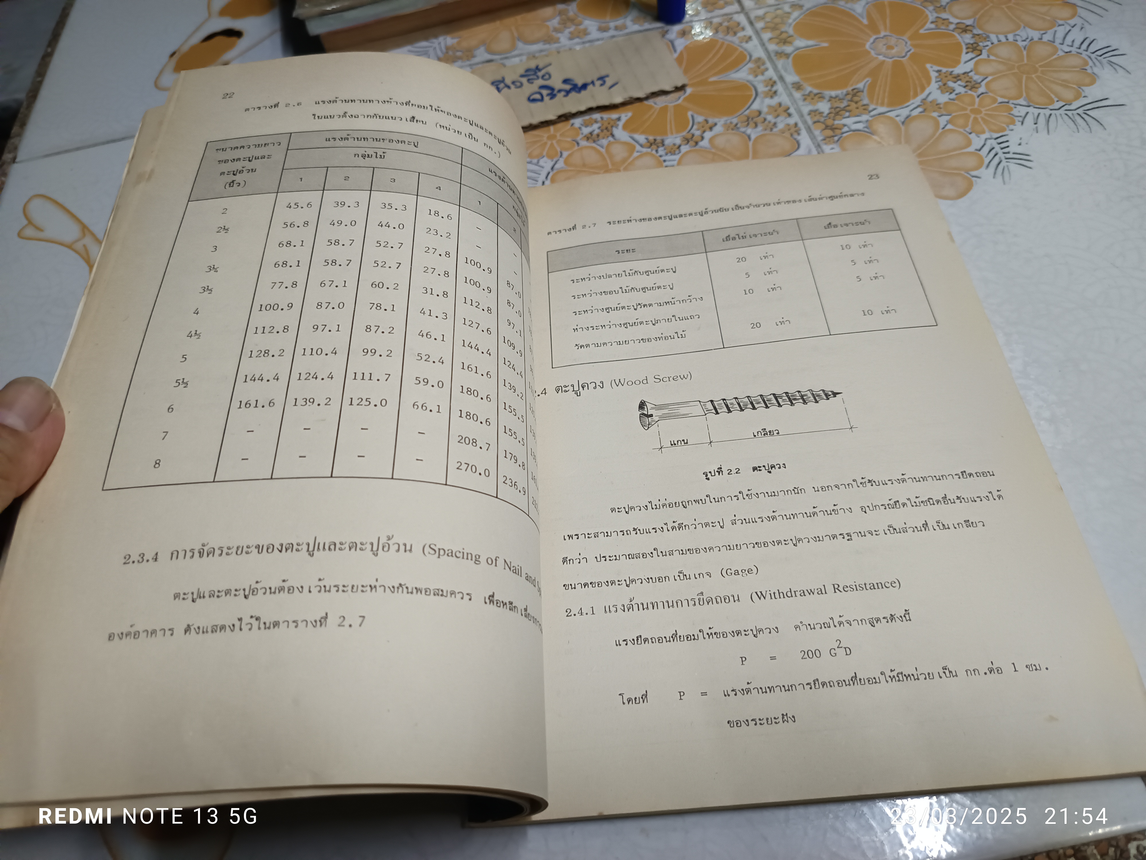การออกแบบโครงสร้างไม้ Timber Structure Design โดย รศ.ดร.ตระกูล อร่ามรักษ์ ภาควิชาวิศวกรรมโยธา