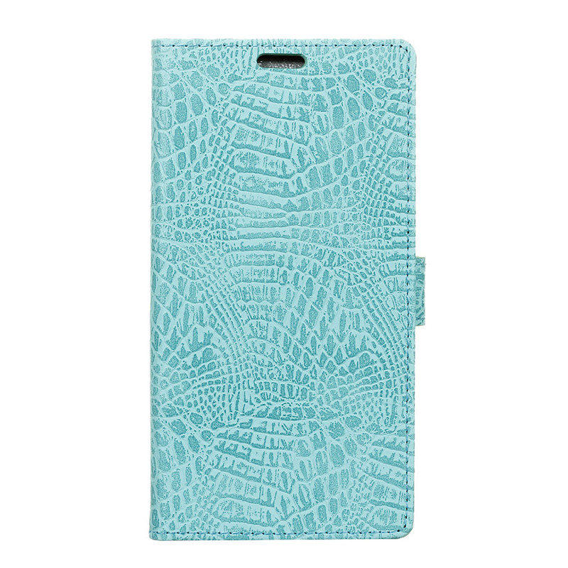 Case Huawei Y9 (2018) #เคสฝาพับสไตล์กระเป๋าสตางค์หนัง PU ลายหนังจระเข้