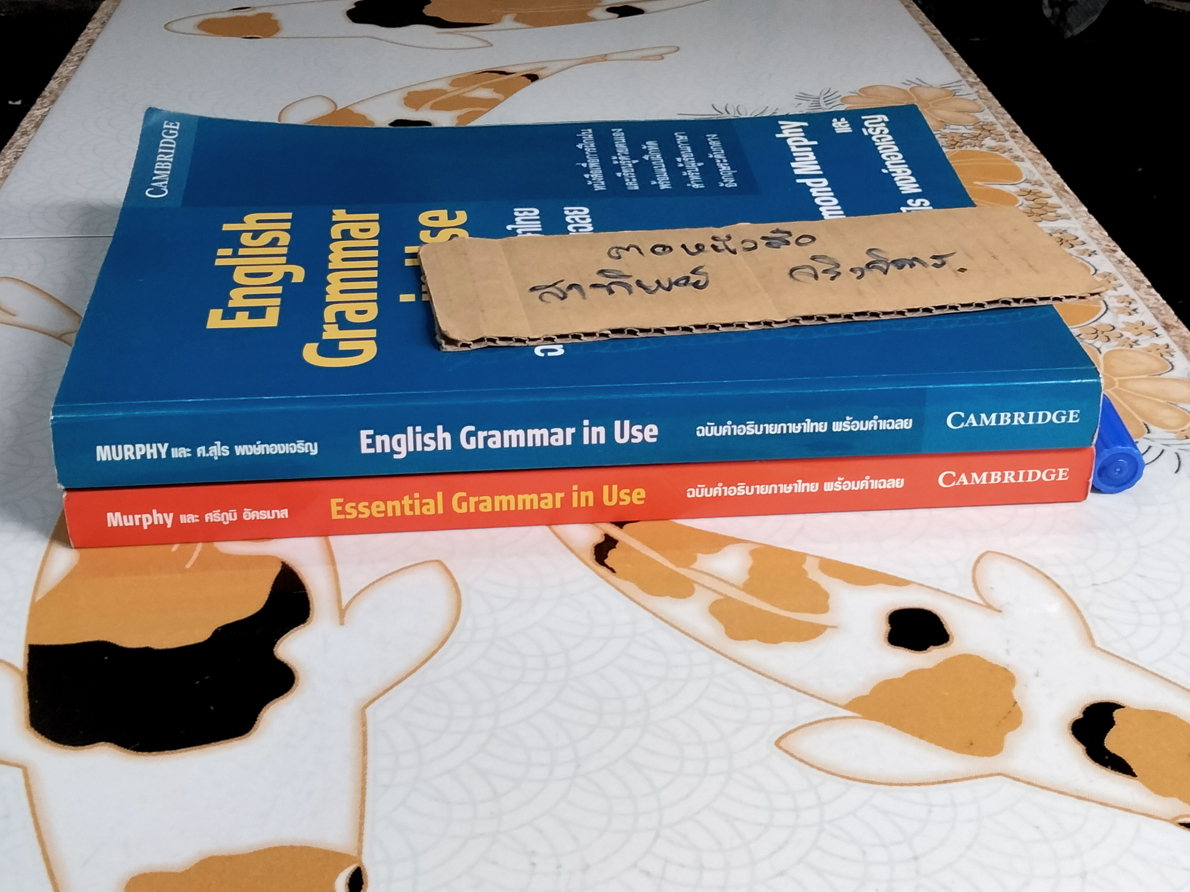 ESSENTIAL GRAMMAR IN USE + ENGLISH GRAMMAR IN USE - RAYMOND MURPHY + รศ. ศรีภูมิ อัครมาส , ศ. สุไร พงษ์ทองเจริญ (ขายรวม 2 เล่ม) **สินค้าหมด**