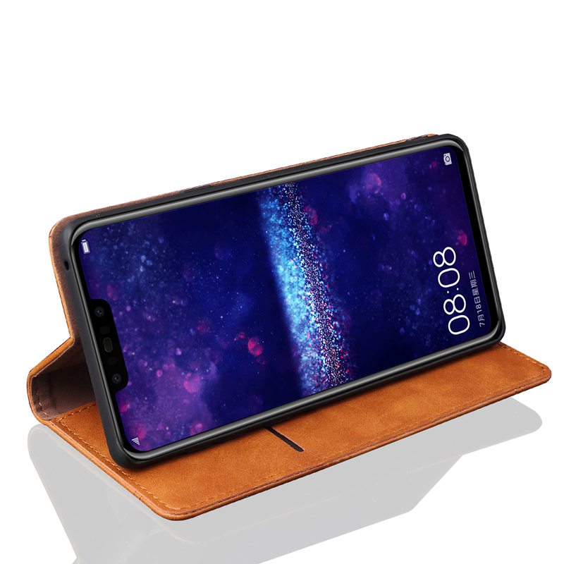 Case Huawei nova 3i #เคสฝาพับหนัง PU Crazy Horse Texture Retro Leather Auto-absorbed Wallet คุณภาพดี